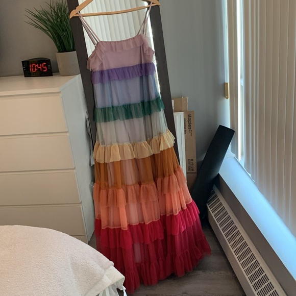 Needle & Thread Rainbow Sun Dress UK4/US0 - Picture 3 of 6